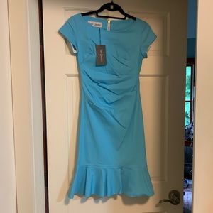Sara Campbell size 0 blue cocktail dress NWT